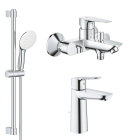 Набор для ванны GROHE BauEdge, хром, (NB0074)