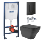 Комплект инсталляции GROHE Solido 38811KF0 с унитазом Aqueduto ESTETA EST0140 и раковиной Aqueduto ESPIRAL D400 ESP0140 (NW0411)