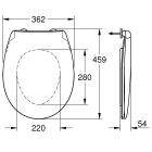 Унитаз подвесной GROHE Bau Ceramic с сиденьем с микролифтом, альпин-белый (NW0105)