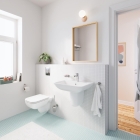 Унитаз подвесной безободковый GROHE Bau Edge, альпин-белый (39809000)