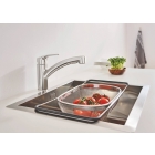 Смеситель для кухни GROHE Eurosmart с вытяжным душем, суперсталь (30305DC1)