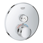Внешняя часть термостата для душа GROHE Grohtherm SmartControl на 1 потребителя, хром (29118000)