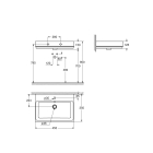 Мини-раковина GROHE Cube Ceramic 45 см, альпин-белый (3948300H)