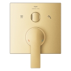 Внешняя часть смесителя для ванны GROHE Allure скрытого монтажа на 3 потребителя, квадратная, холодный рассвет матовый (29176GN1)