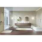 Внешняя часть смесителя для ванны GROHE Allure скрытого монтажа на 3 потребителя, квадратная, холодный рассвет матовый (29176GN1)