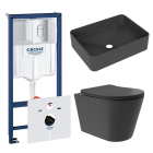Комплект инсталляции GROHE Rapid SL NW0145/S с унитазом Aqueduto CONE Plus CONT0240 и раковиной Aqueduto ESPIRAL ESP0440 (NW0497)