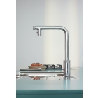Смеситель для кухни GROHE Minta SmartControl с вытяжным изливом 2jet, хром (31889000)