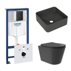 Комплект инсталляции GROHE Solido 38811KF0 с унитазом Aqueduto CONE Plus CONT0240 и раковиной Aqueduto ESPIRAL ESP0340 (NW0375)