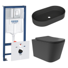 Комплект инсталляции GROHE Rapid SL 38775001 с унитазом Aqueduto MACIO Plus MACТ0240 и раковиной Aqueduto ESPIRAL ESP0240 (NW0474)