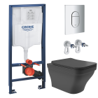 Комплект инсталляции GROHE Rapid SL NW0145/S с унитазом Aqueduto ESTETA EST0140 и раковиной Aqueduto ESPIRAL D400 ESP0140 (NW0413)