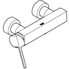 Смеситель для душа GROHE Plus, хром (33577003)