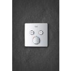 Внешняя часть термостата для ванны и душа GROHE Grohtherm SmartControl на 2 потребителя, хром (29124000)