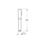 Ручной душ GROHE Grandera Stick, 1 режим, хром (26037IG0)