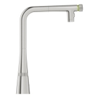 Смеситель для кухни GROHE Zedra SmartControl с вытяжным изливом 2jet, суперсталь (31886DC0)