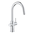 Смеситель для кухни GROHE Blue Home с системой фильтрации, охлаждения и газирования воды, Wi-Fi, хром (31541000)