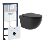 Комплект инсталляции GROHE Solido 38811KF0 с унитазом Aqueduto OVO OVO0140 и раковиной Aqueduto ESPIRAL ESP0340 (NW0383)
