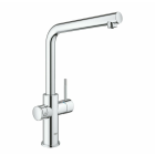 Смеситель для кухни GROHE Blue Home с системой фильтрации, охлаждения и газирования воды, Wi-Fi, хром (31454001)
