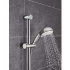 Душевой гарнитур GROHE Tempesta Rustic 100 с мыльницей, 4 режима струи, душевая штанга 600 мм, 9,5 л/мин, хром (27609001)