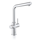 Комплект для кухни GROHE Red Duo с L-образным смесителем, бойлером M-Size и фильтром, хром (30327001)