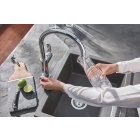 Смеситель для кухни GROHE Blue Pure Eurosmart с функцией фильтрации, с фильтром в комплекте, хром (30499000)