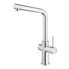Комплект для кухни GROHE Red Duo с L-образным смесителем, бойлером M-Size и фильтром, хром (30327001)
