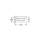 Мыльница с держателем, GROHE Essentials, хром, (40444001)