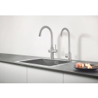 Комплект для кухни GROHE Red Duo с C-образным смесителем, бойлером L-Size и фильтром, суперсталь (30079DC1)