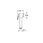 Готовый комплект для гигиенического душа, GROHE BauFlow, хром, (124900)