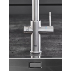 Смеситель для кухни GROHE Blue Home с системой фильтрации, охлаждения и газирования воды, суперсталь (31455DC0)