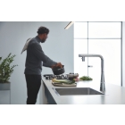 Смеситель для кухни GROHE Zedra SmartControl с вытяжным изливом 2jet, хром (31886000)