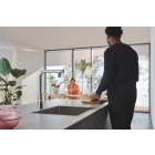Смеситель для кухни GROHE Zedra SmartControl с вытяжным изливом 2jet, хром (31886000)