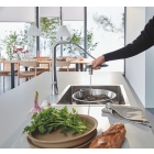 Смеситель для кухни GROHE Zedra SmartControl с вытяжным изливом 2jet, хром (31886000)