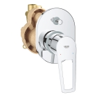 Смеситель для ванны GROHE BauLoop в комплекте с монтажной частью, хром (29041001)
