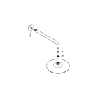 Верхний душ GROHE Tempesta 210, 1 режим, 286 мм, хром (26411000)