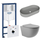 Комплект инсталляции GROHE Rapid SL NW0145/S с унитазом Aqueduto OVO OVO0130 и раковиной Aqueduto ESPIRAL ESP0230 (NW0441)