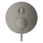 Внешняя часть смесителя для ванны GROHE Atrio на 3 потребителя, темный графит матовый (24096AL3)