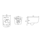Комплект инсталляции GROHE Rapid SL NW0145/S с унитазом Aquatek ДИВА AQ2012-00 и сиденьем с микролифтом (NW0318)