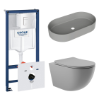 Комплект инсталляции GROHE Rapid SL 38772SH0 с унитазом Aqueduto OVO OVO0130 и раковиной Aqueduto ESPIRAL ESP0230 (NW0440)