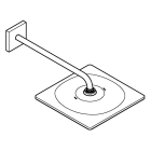 Верхний душ GROHE Rainshower Mono 310 Cube, 9,5 л/мин, 1 режим, 422 мм, теплый закат матовый (26564DL0)