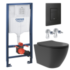 Комплект инсталляции GROHE Solido 38811KF0 с унитазом Aqueduto OVO Plus OVOT0240 и сиденьем с микролифтом (NW0232)