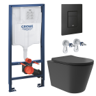 Комплект инсталляции GROHE Solido 38811KF0 с унитазом Aqueduto CONE Plus CONT0240 и раковиной Aqueduto ESPIRAL D400 ESP0140 (NW0415)
