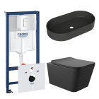 Комплект инсталляции GROHE Rapid SL 38772SH0 с унитазом Aqueduto MACIO MAC0140 и раковиной Aqueduto ESPIRAL ESP0240 (NW0468)