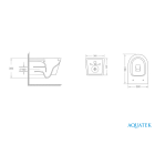 Комплект инсталляции GROHE Solido 38811KF0 с унитазом Aquatek ТАУРУС AQ1580T-00 и сиденьем с микролифтом (NW0352)