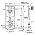 Готовый набор для туалета GROHE Euro Ceramic (NW0021-1)