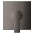 Внешняя часть смесителя для душа GROHE Allure скрытого монтажа, квадратная, темный графит глянец (19317A01)