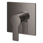 Внешняя часть смесителя для душа GROHE Allure скрытого монтажа, квадратная, темный графит глянец (19317A01)