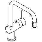 Смеситель для кухни GROHE Minta с вытяжным U-изливом, хром (32067000)