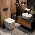 Комплект инсталляции GROHE Rapid SL 38775001 с унитазом AQUAme AQM2003 и сиденьем с микролифтом (NW0311)