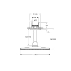 Верхний душ GROHE Rainshower 310 SmartActive Cube, 2 режима, 142 мм, темный графит матовый (26481AL0)