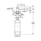 Дозатор жидкого мыла GROHE, хром (36194000)